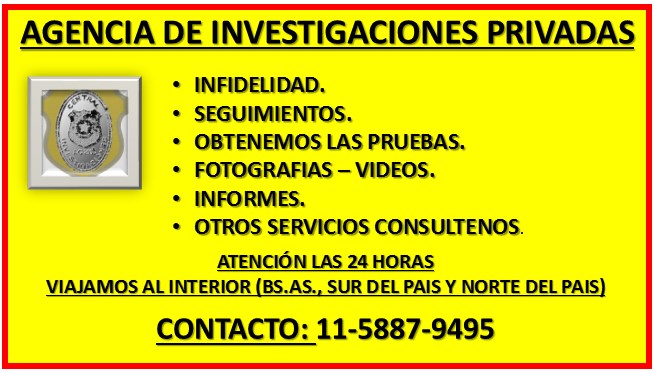 Agencia de Investigadores Privados – Detectives Privados – Infidelidad – Búsquedas